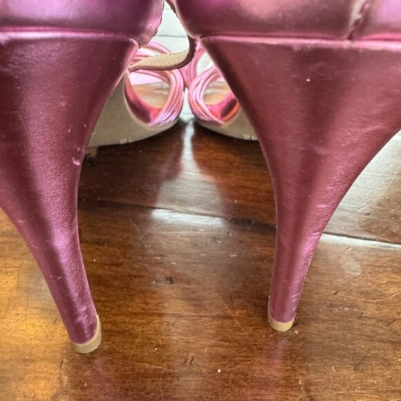 Pink Brash Strappy Heels- Size 42 - Picture 5 of 10